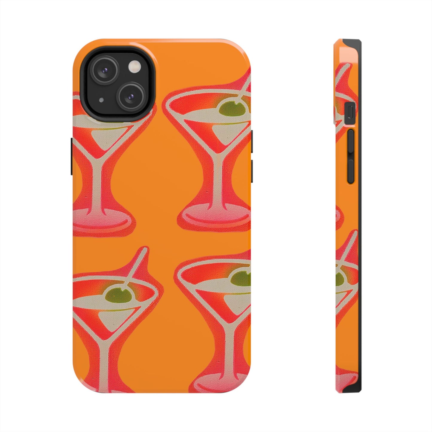 "shaken, not stirred” airbrush iPhone case