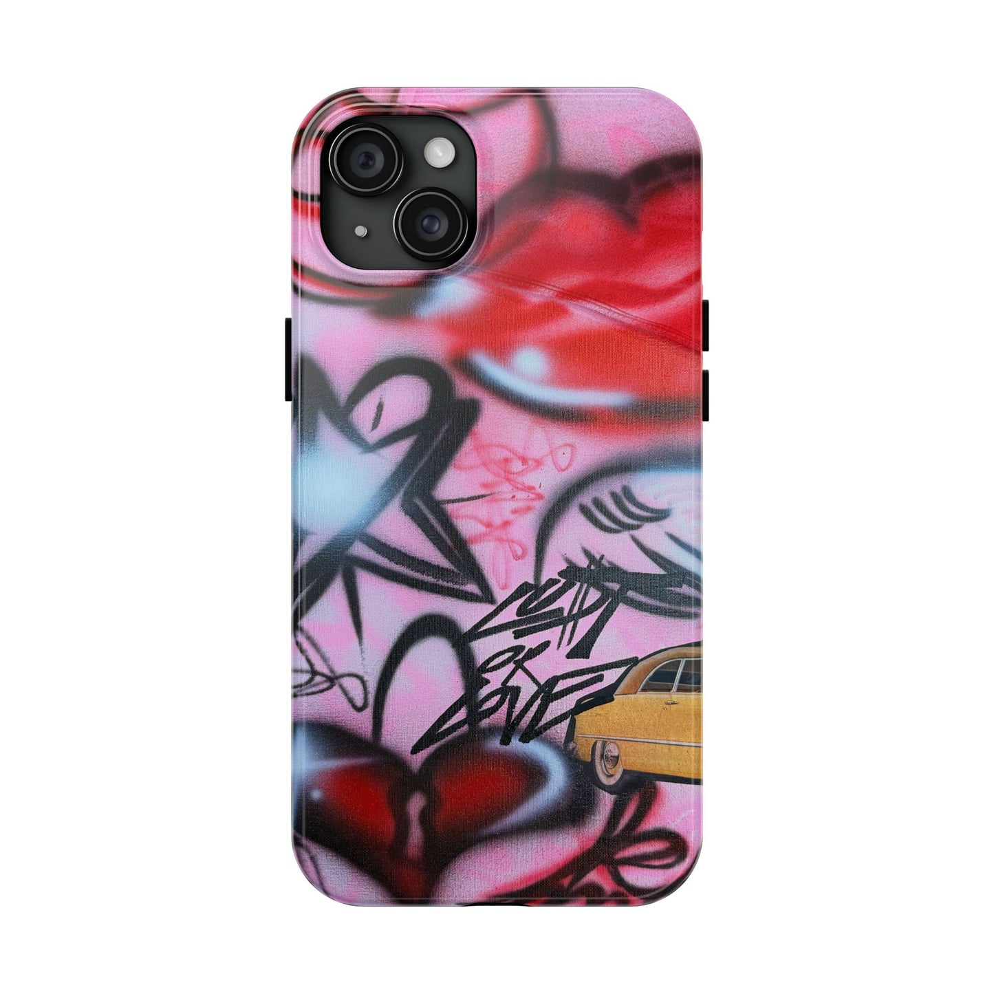 "lust or love" airbrush iPhone case