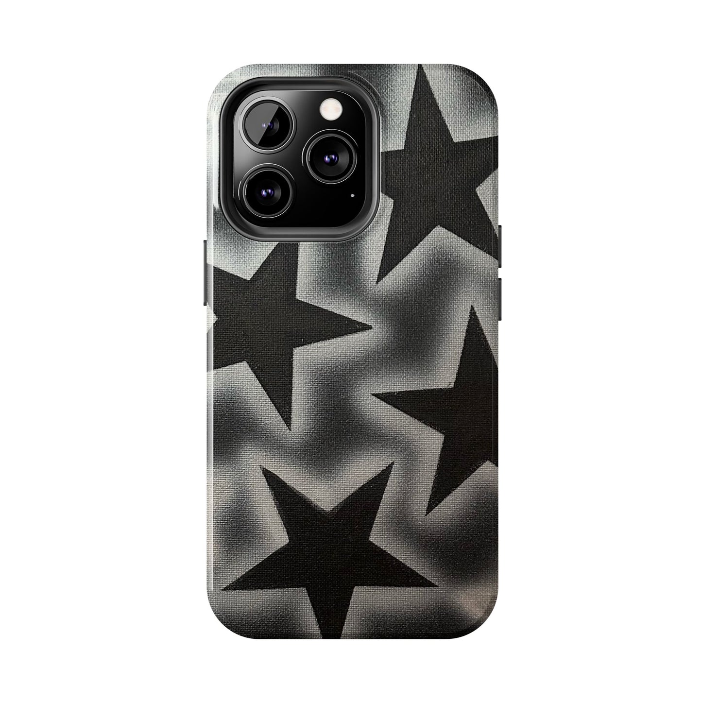 "chrome stars" airbrush iPhone case