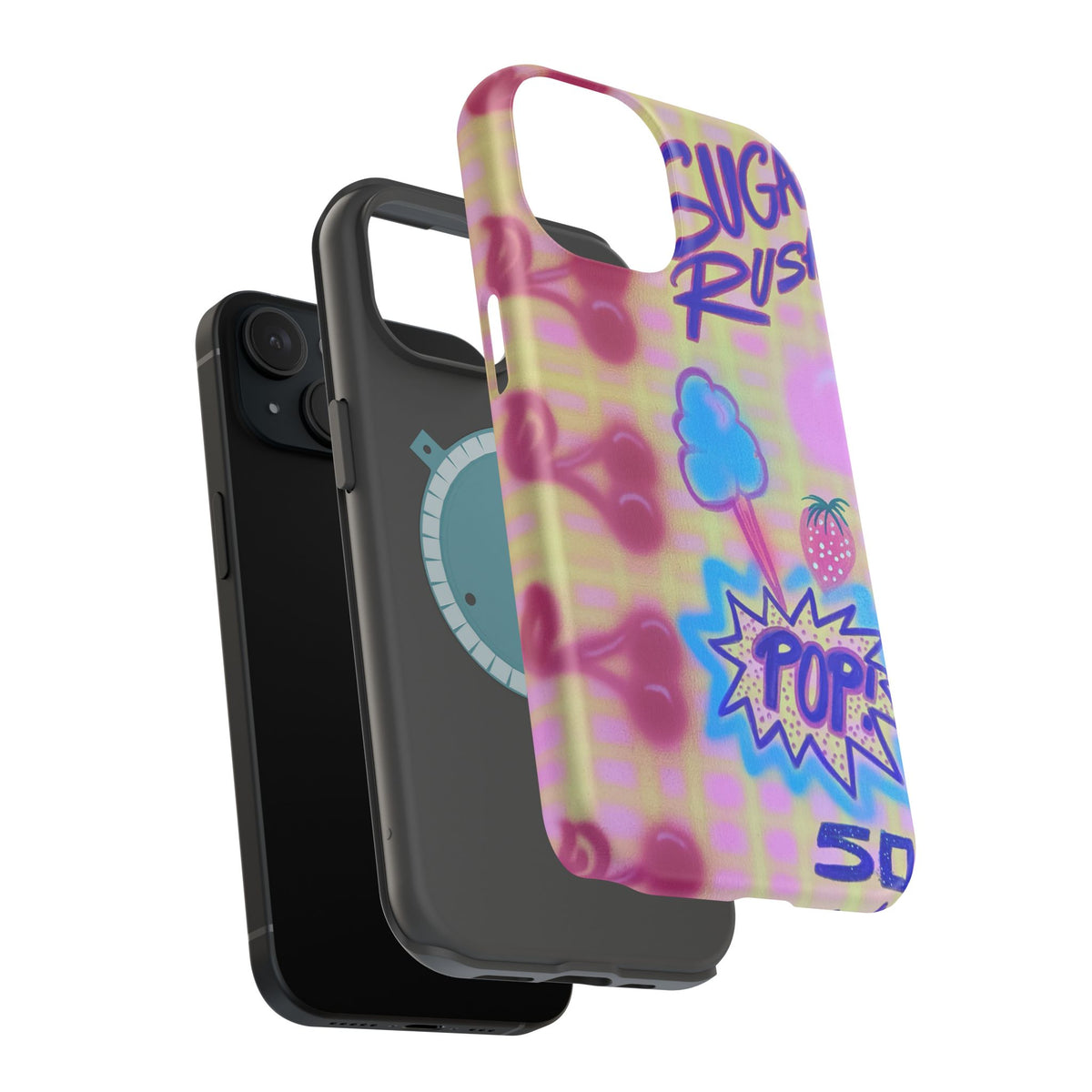 MagSafe "sugar rush" airbrush iPhone case
