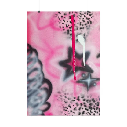 "pink cheetah" airbrush rolled print