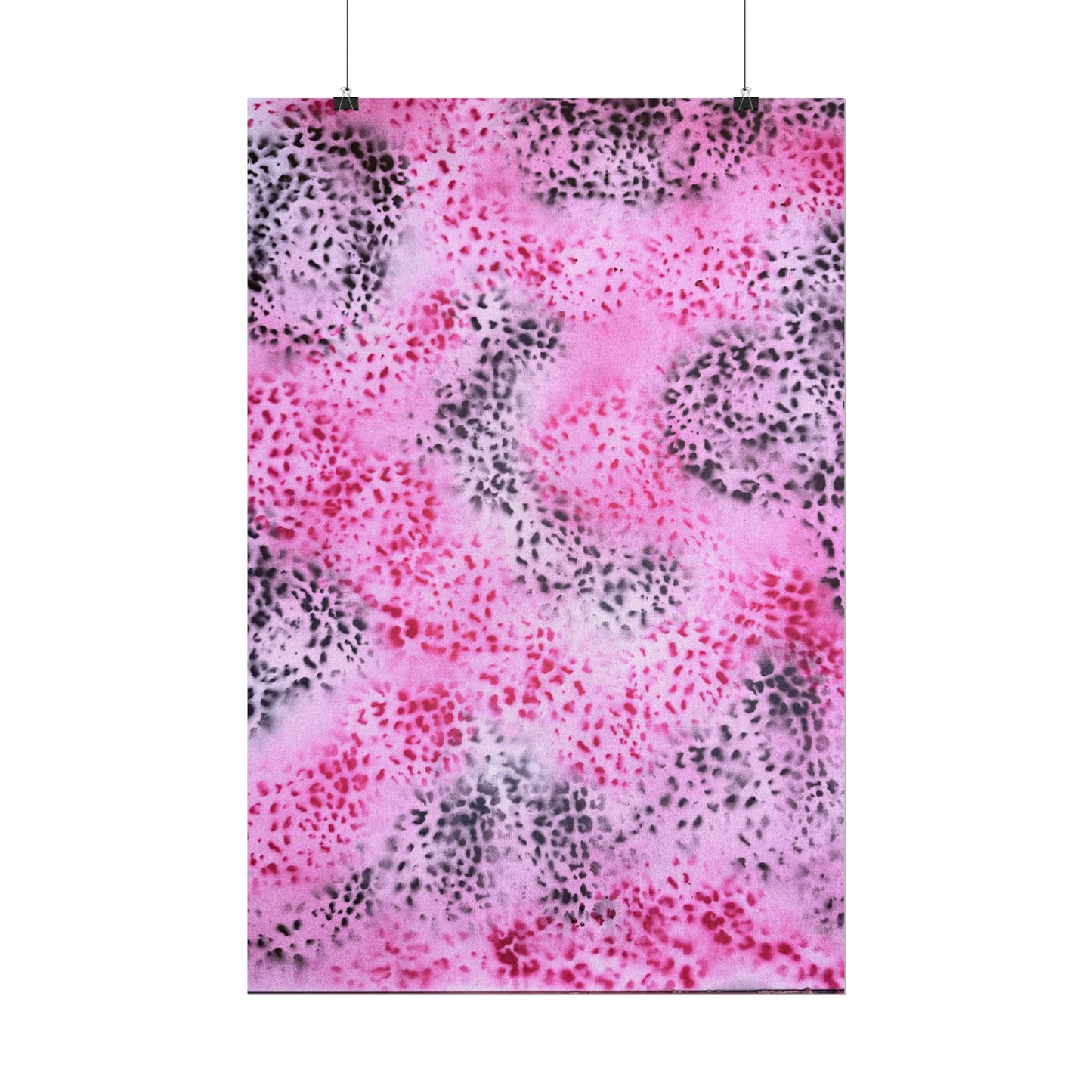 "pink cheetah" airbrush rolled print