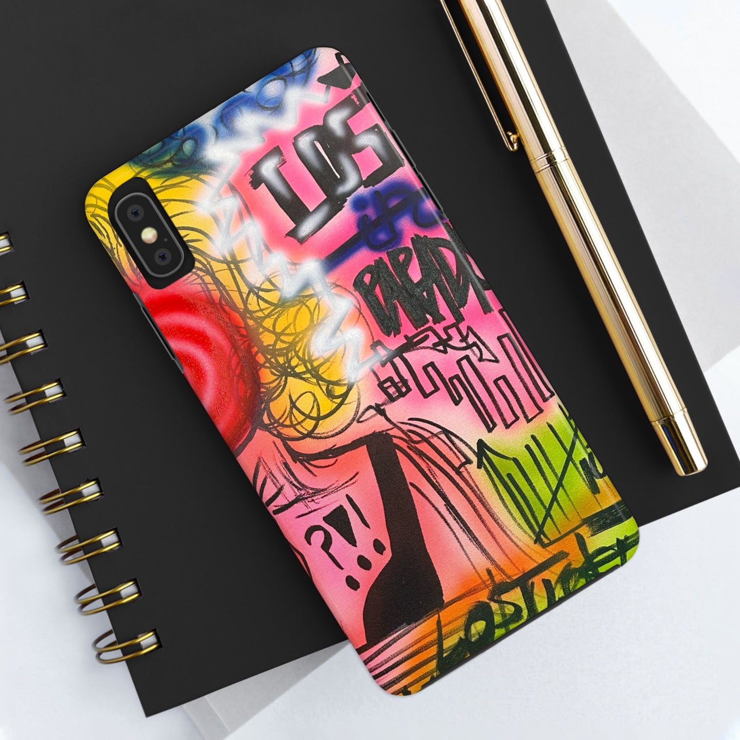 "lost in paradise" airbrush iPhone case