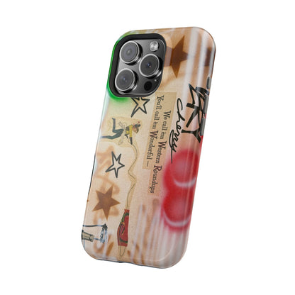 MagSafe "very cherry" airbrush iPhone case