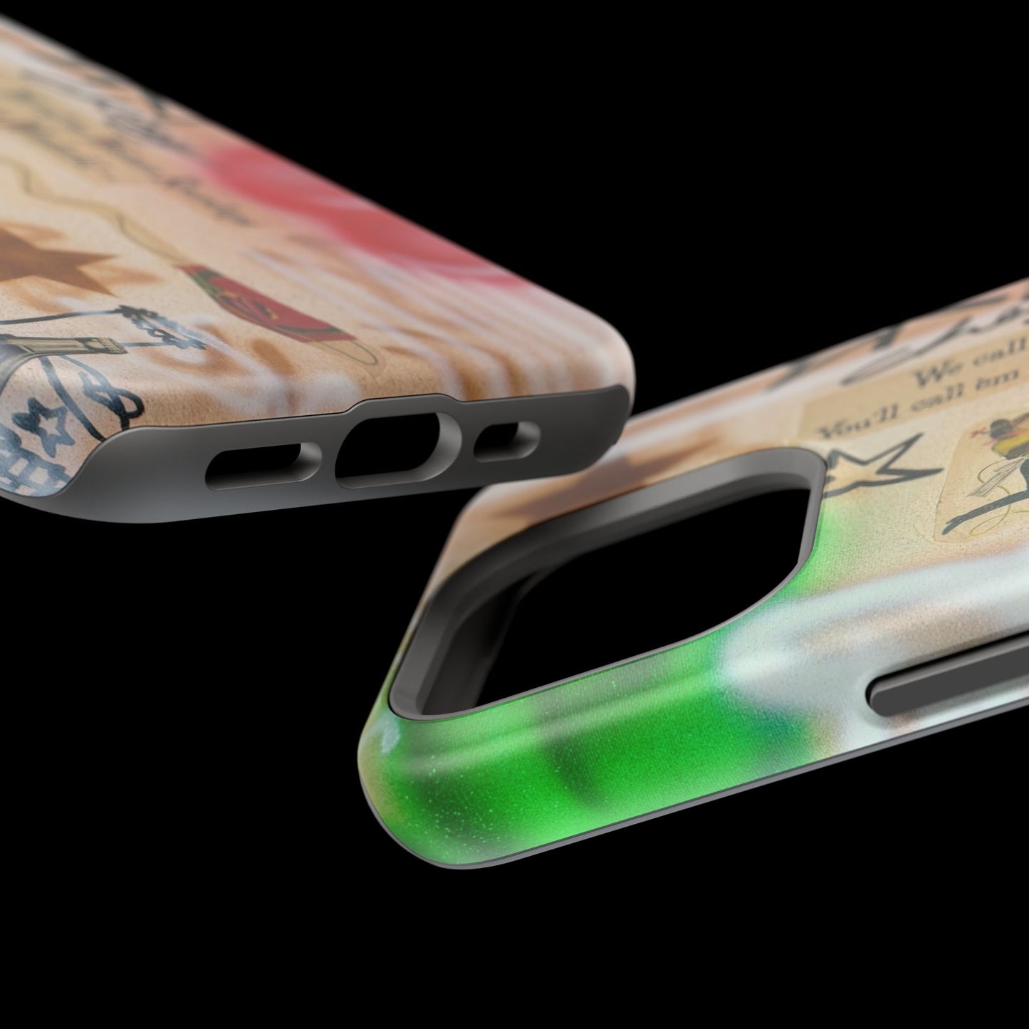 MagSafe "very cherry" airbrush iPhone case