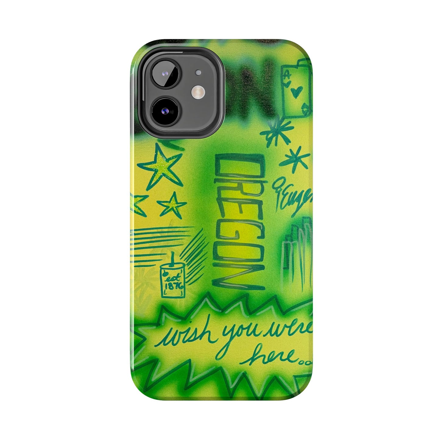 "oregon" airbrush iPhone case