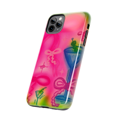 "bow martini" airbrush iPhone case