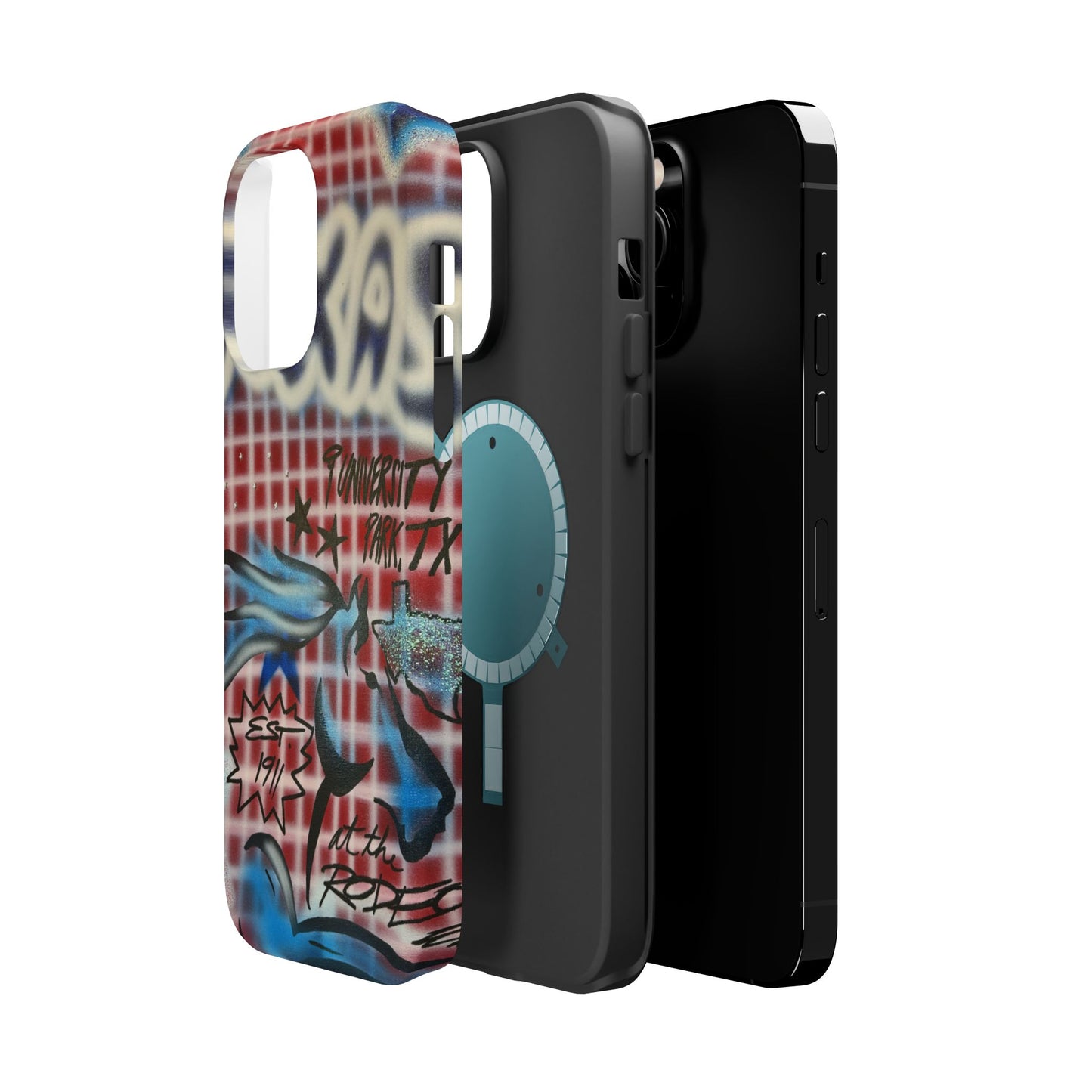 MagSafe "texas" airbrush iPhone case