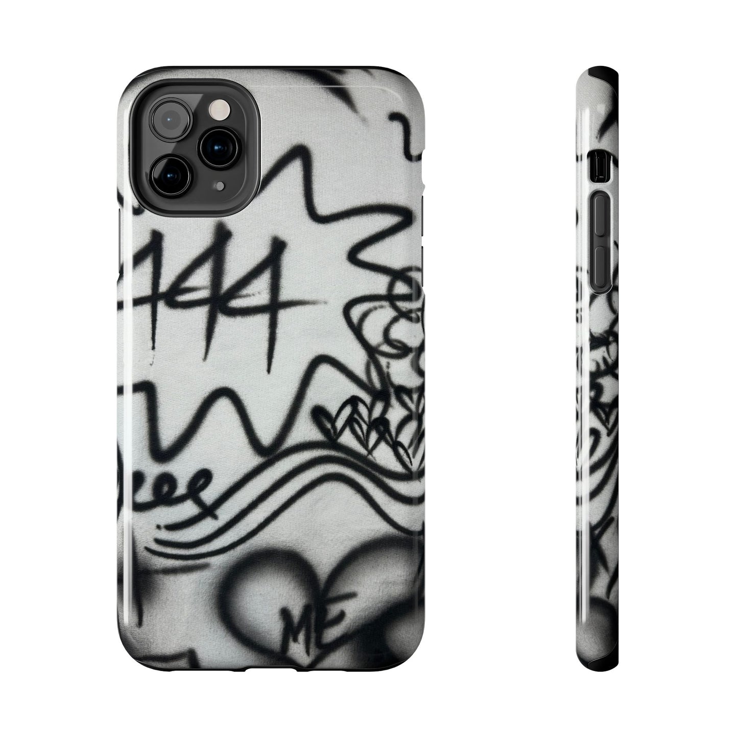 "444” airbrush iPhone case