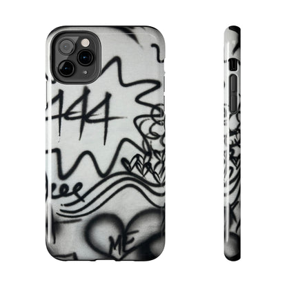 "444” airbrush iPhone case