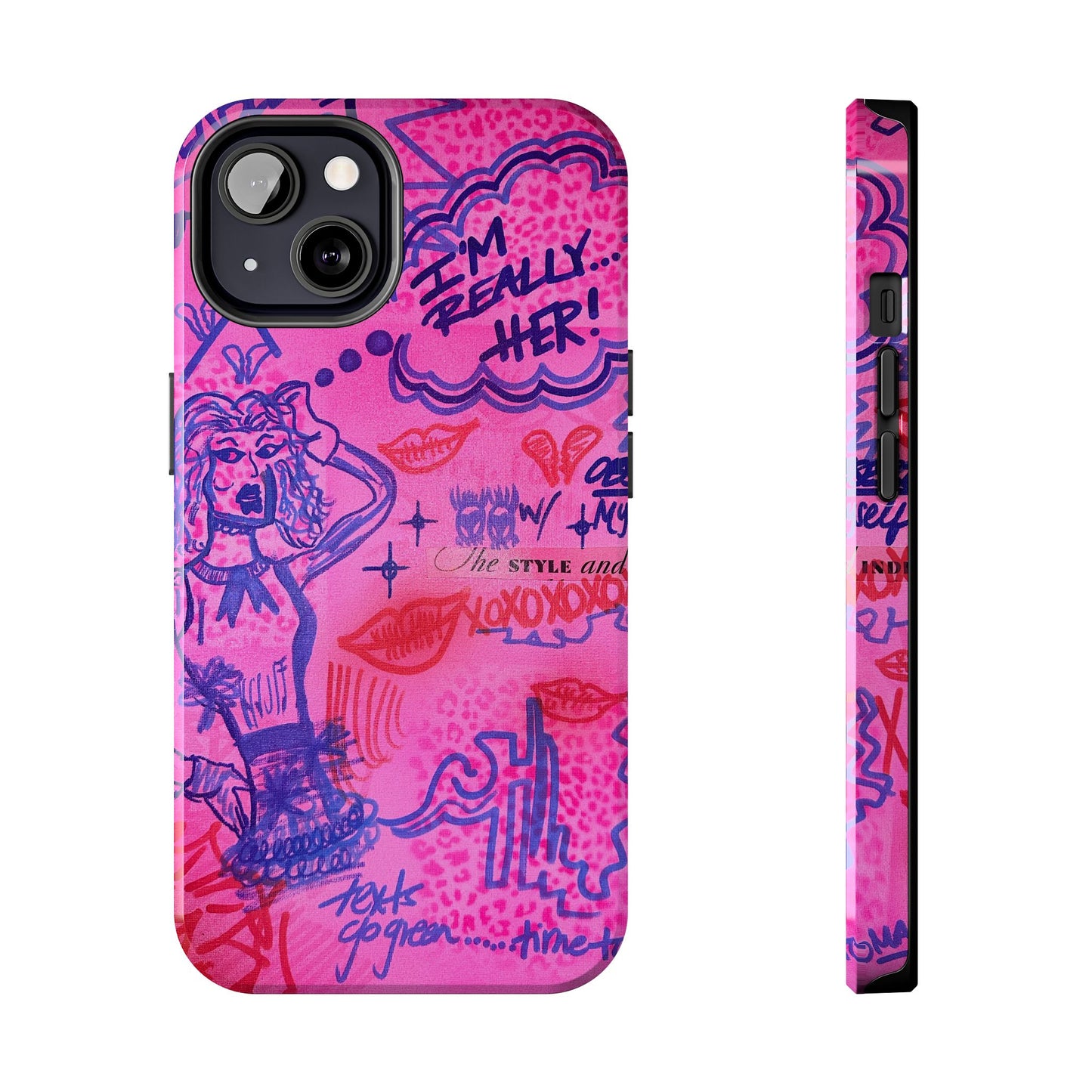"really "HER!" airbrush iPhone case