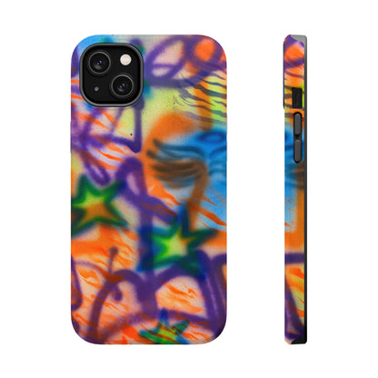 MagSafe "streetwear angel" airbrush iPhone case