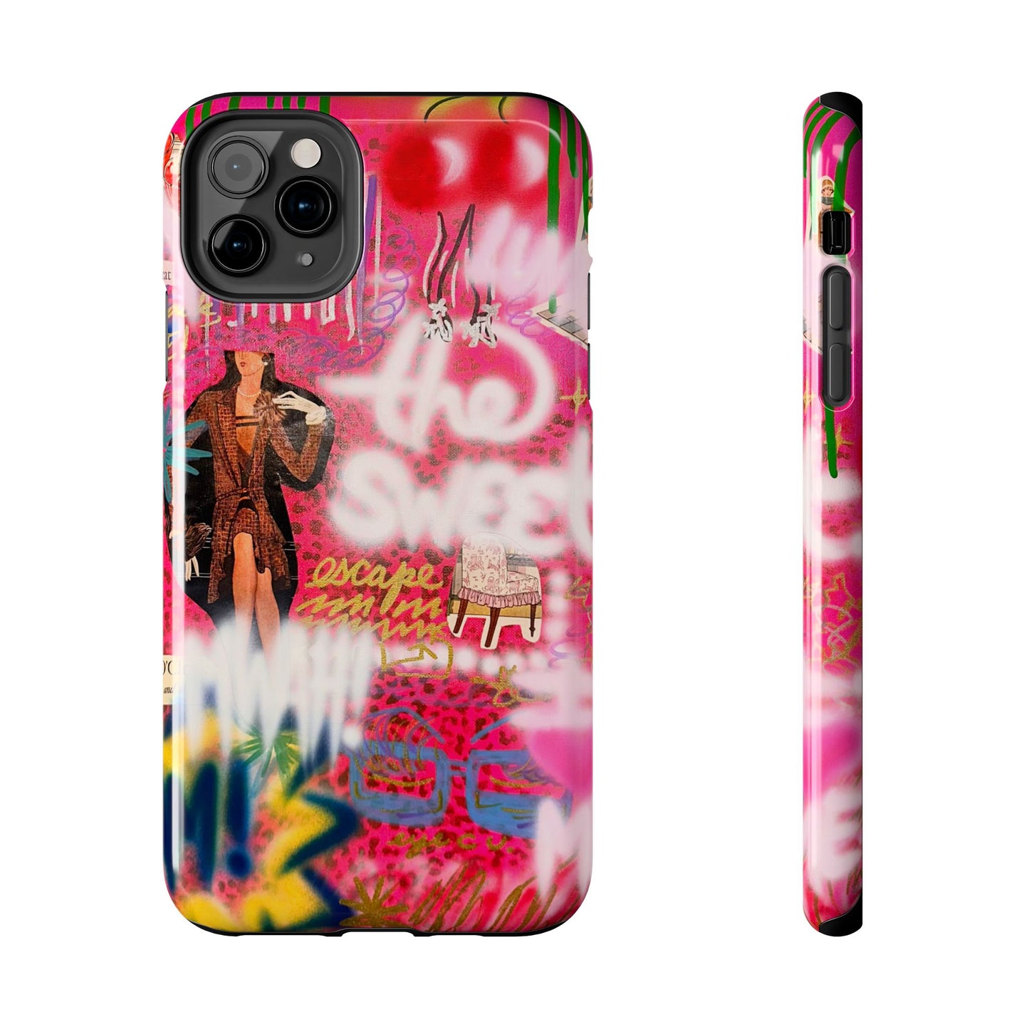 "sweet escape" airbrush iPhone case