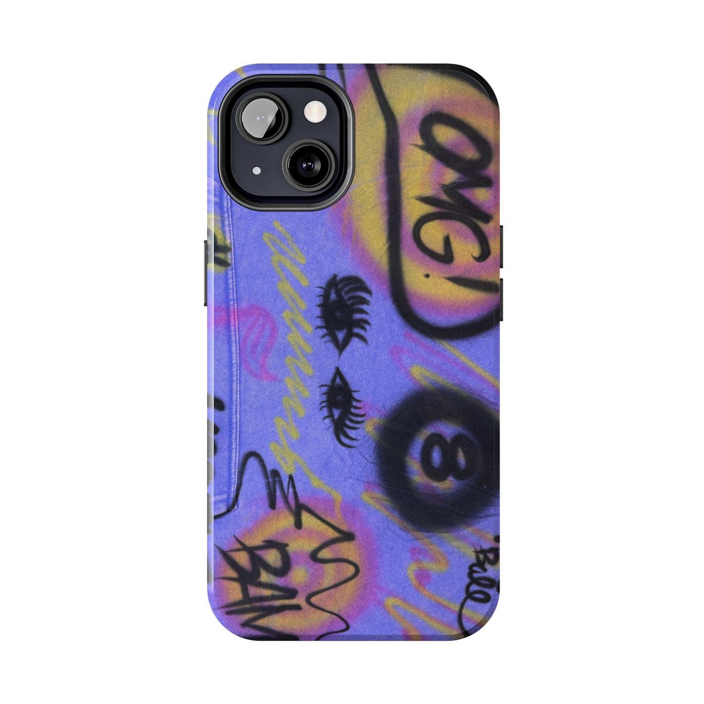 "eye$ on lies" airbrush iPhone case