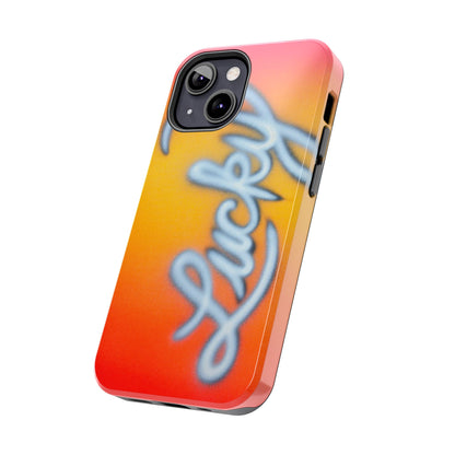 "lucky" airbrush iPhone case