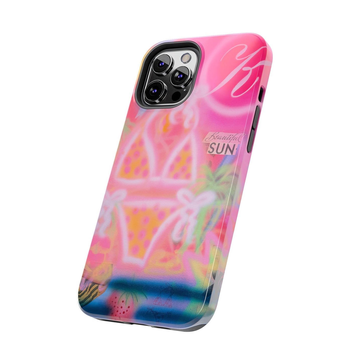 "santa monica strawberry" airbrush iPhone case