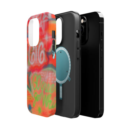 MagSafe custom @msualphaphi airbrush iPhone case