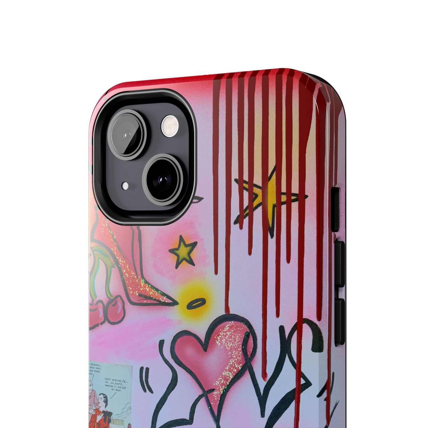 "cherry luvr" airbrush iPhone case