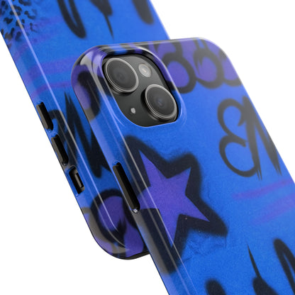 "infamous indigo" airbrush iPhone case