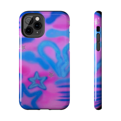 "blue camo" airbrush iPhone case