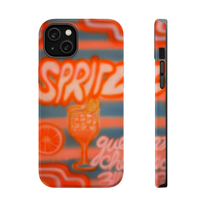 MagSafe "aperol spritz pt. 2" airbrush iPhone case