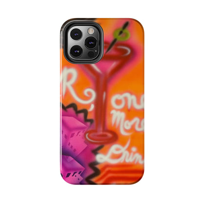 "one more drink!" airbrush iPhone case