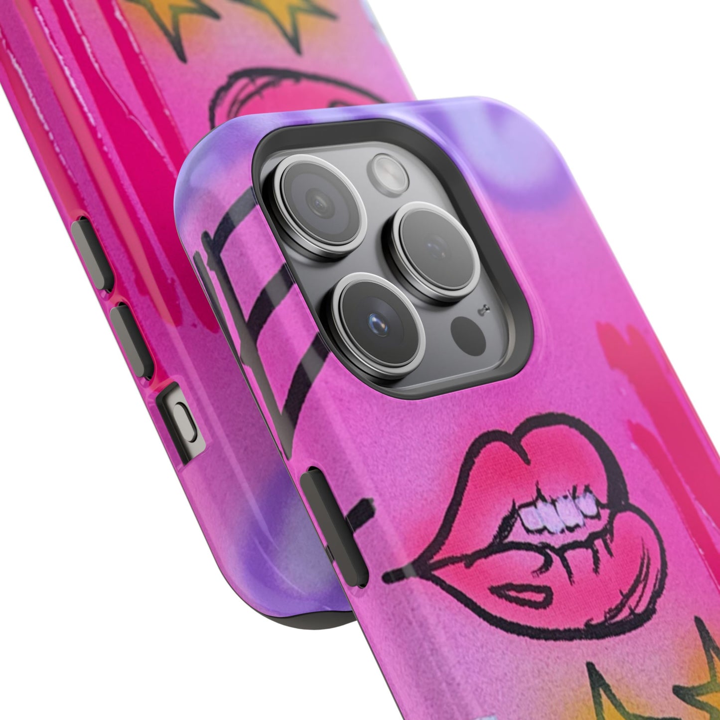 MagSafe "star drip" airbrush iPhone case