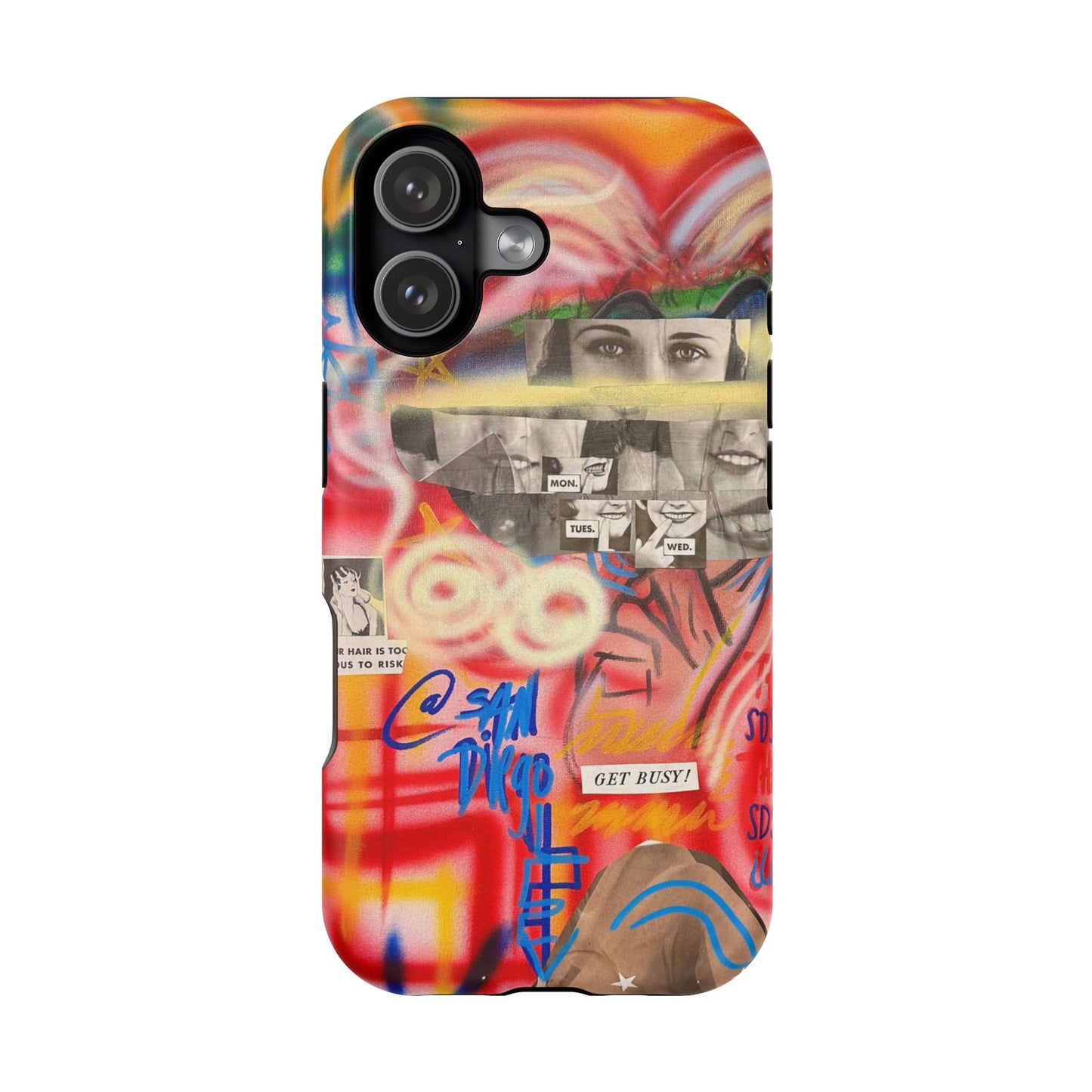 MagSafe Limited Edition "Get Busy" Airbrush iPhone Hülle