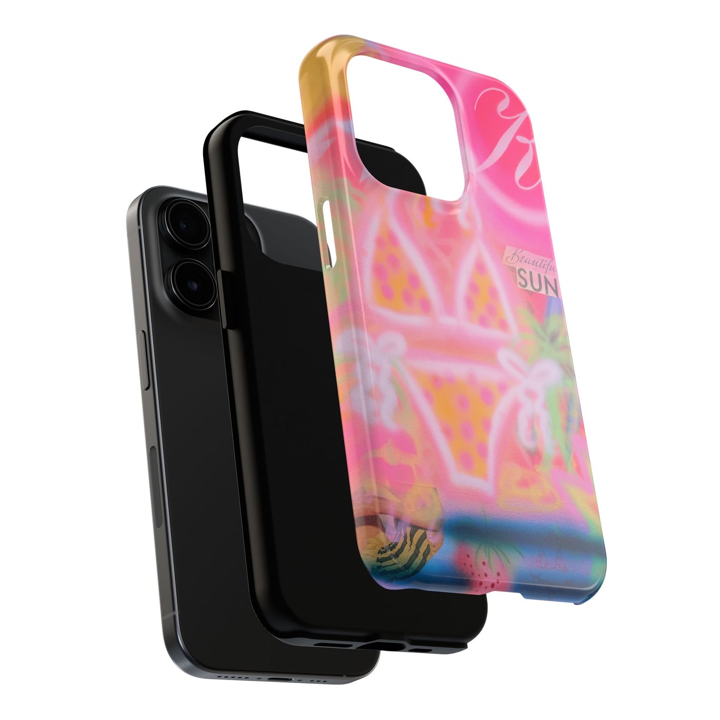 "santa monica strawberry" airbrush iPhone case