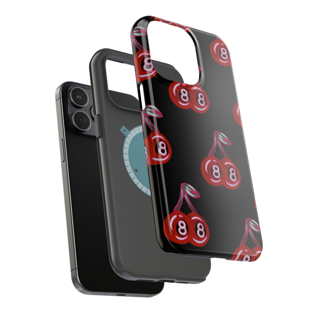 MagSafe "cami cherry" airbrush iPhone case