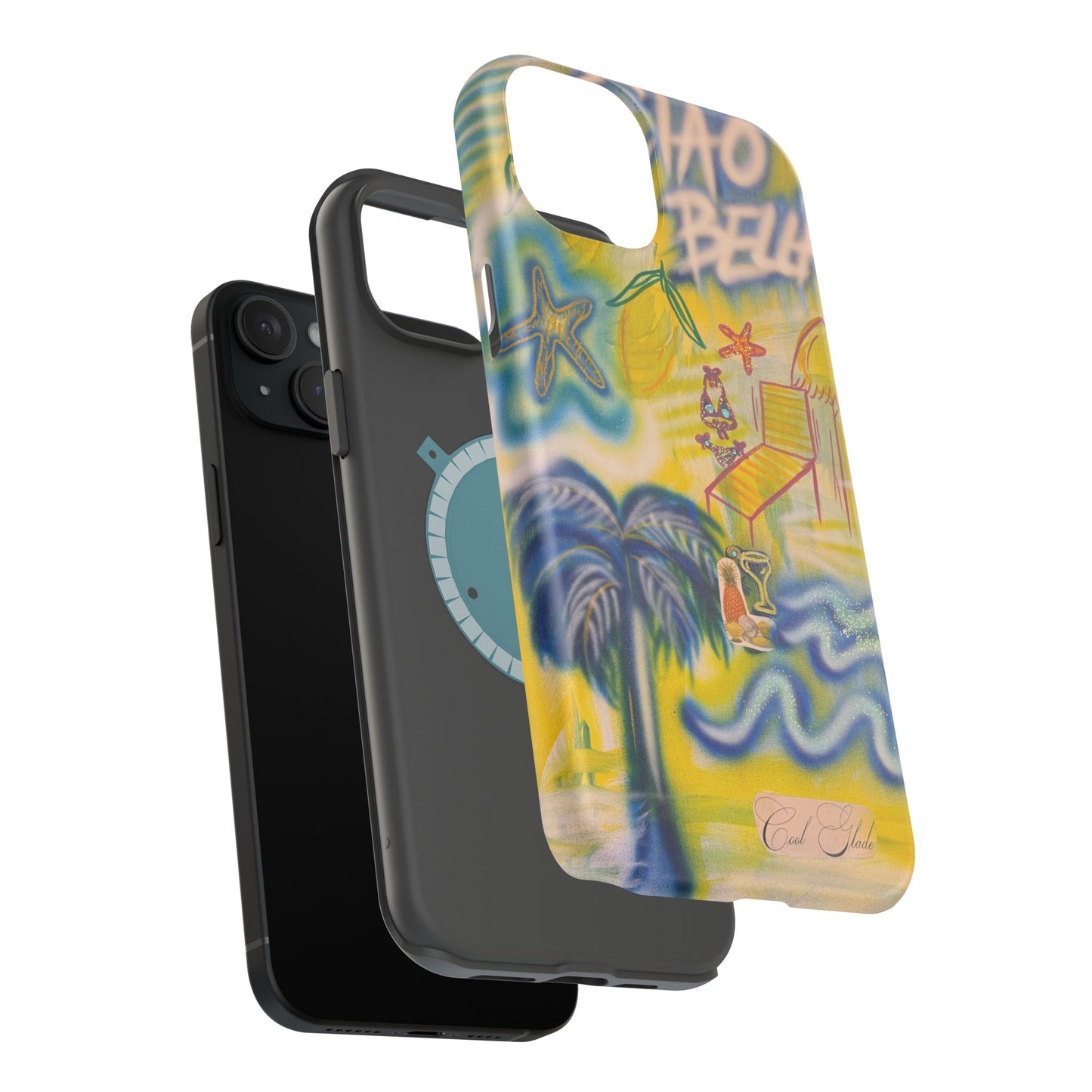 MagSafe "ciao bella" airbrush iPhone case