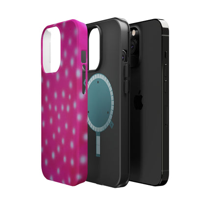 MagSafe "bubblegum polka dot" airbrush iPhone case