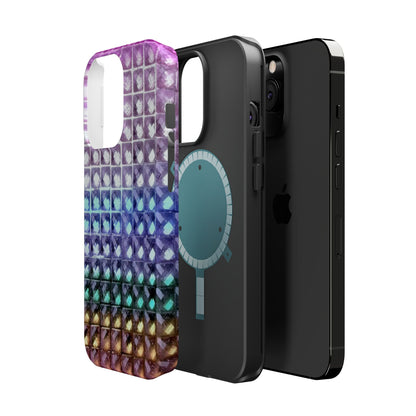 MagSafe "multicolor studs" airbrush iPhone case