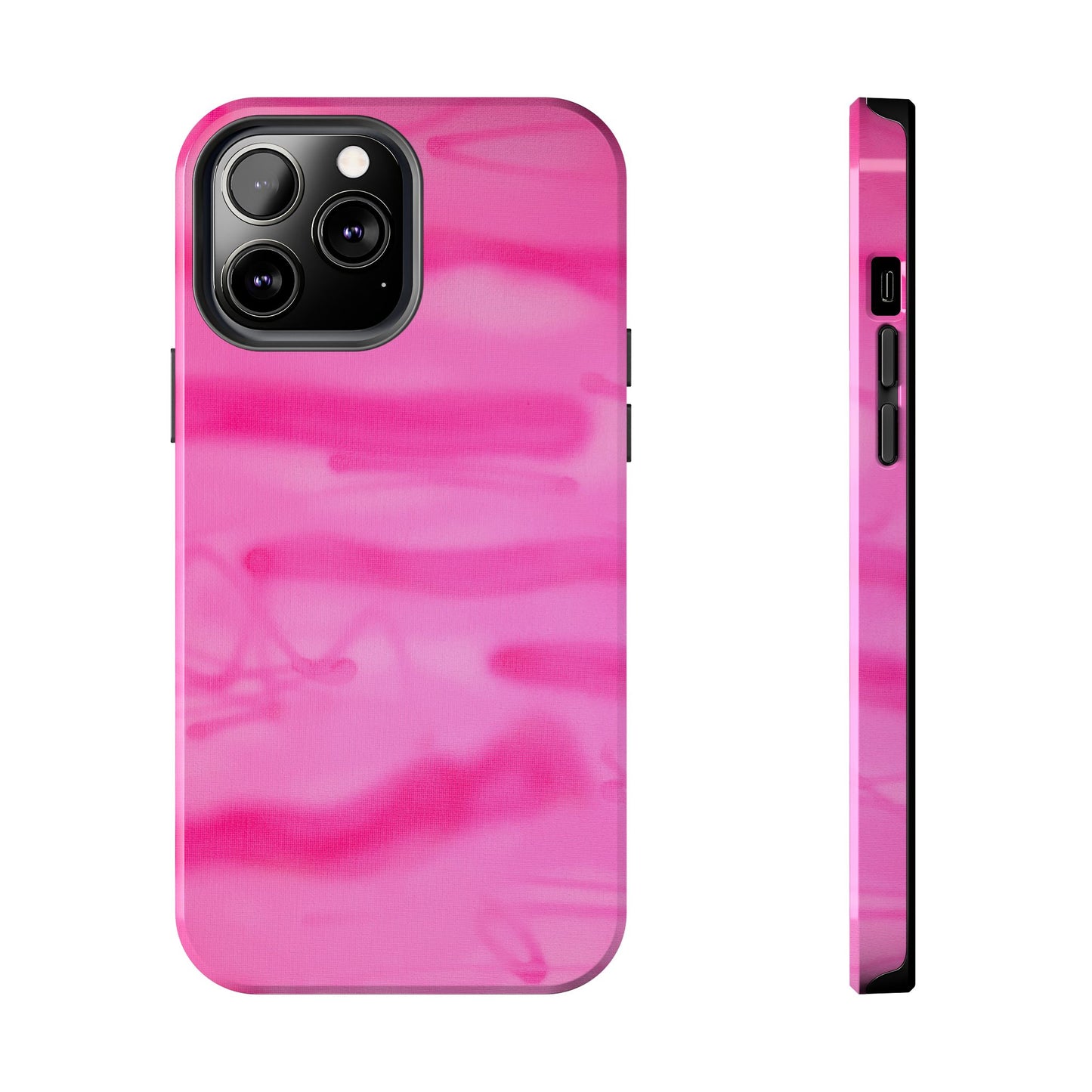 "pink camo" airbrush iPhone case