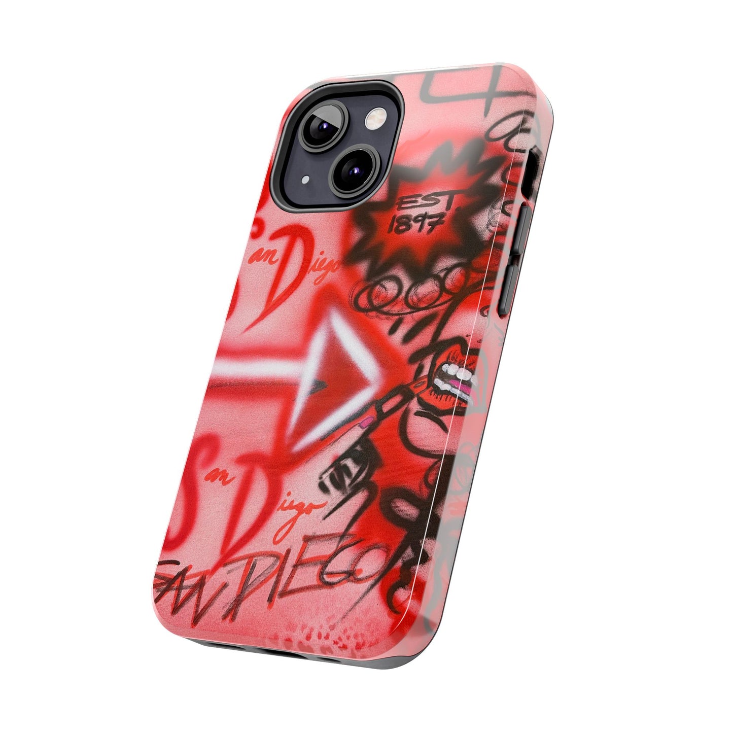 "san diego" airbrush iPhone case