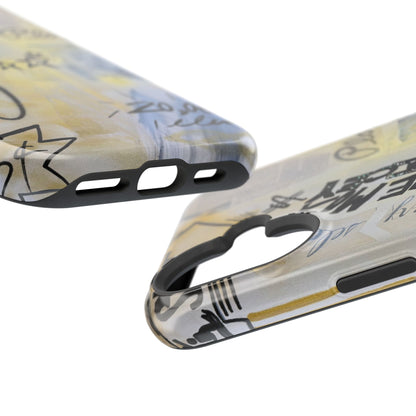 MagSafe "golden glacier" airbrush iPhone case