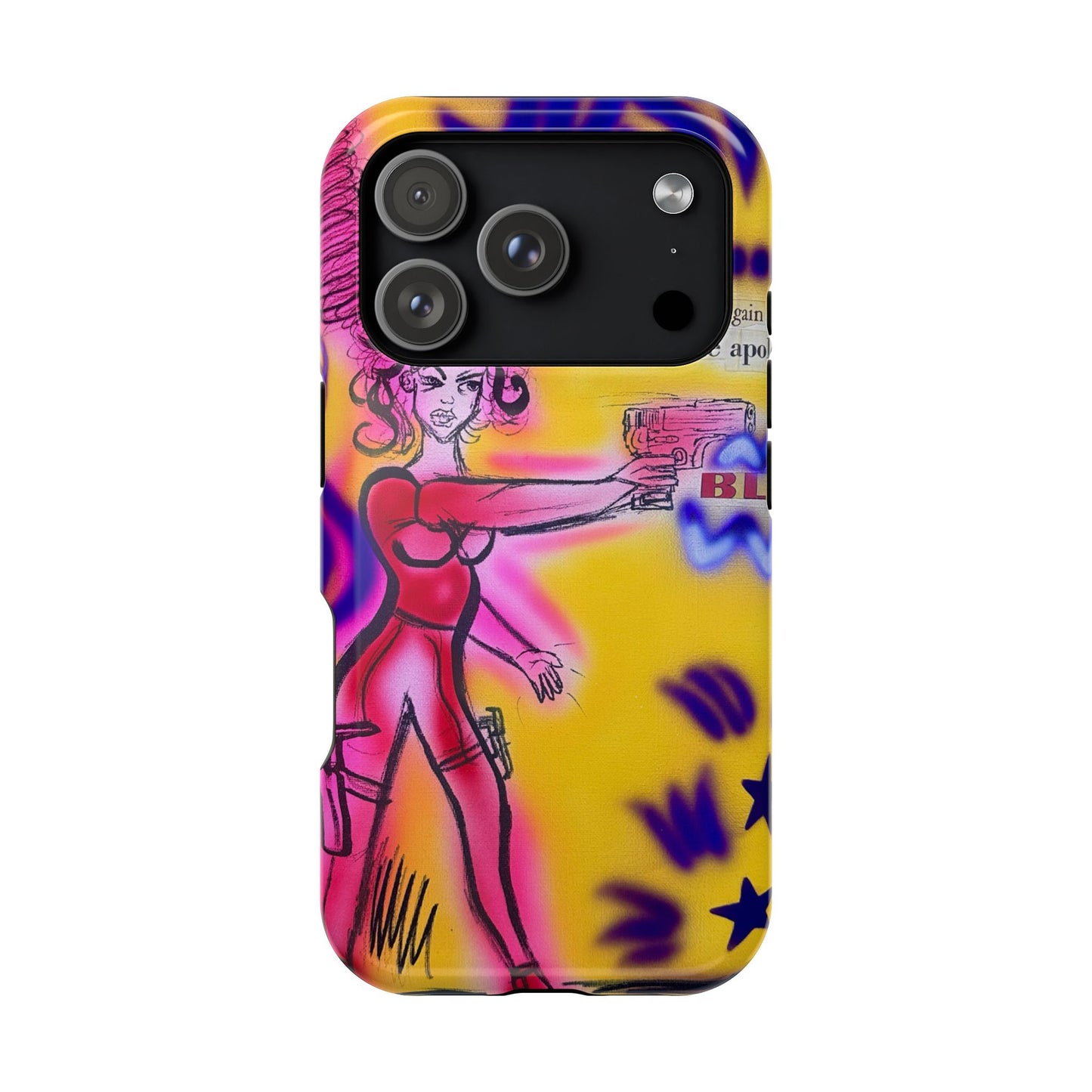 MagSafe „Spiraling Thoughts“ Airbrush iPhone Hülle