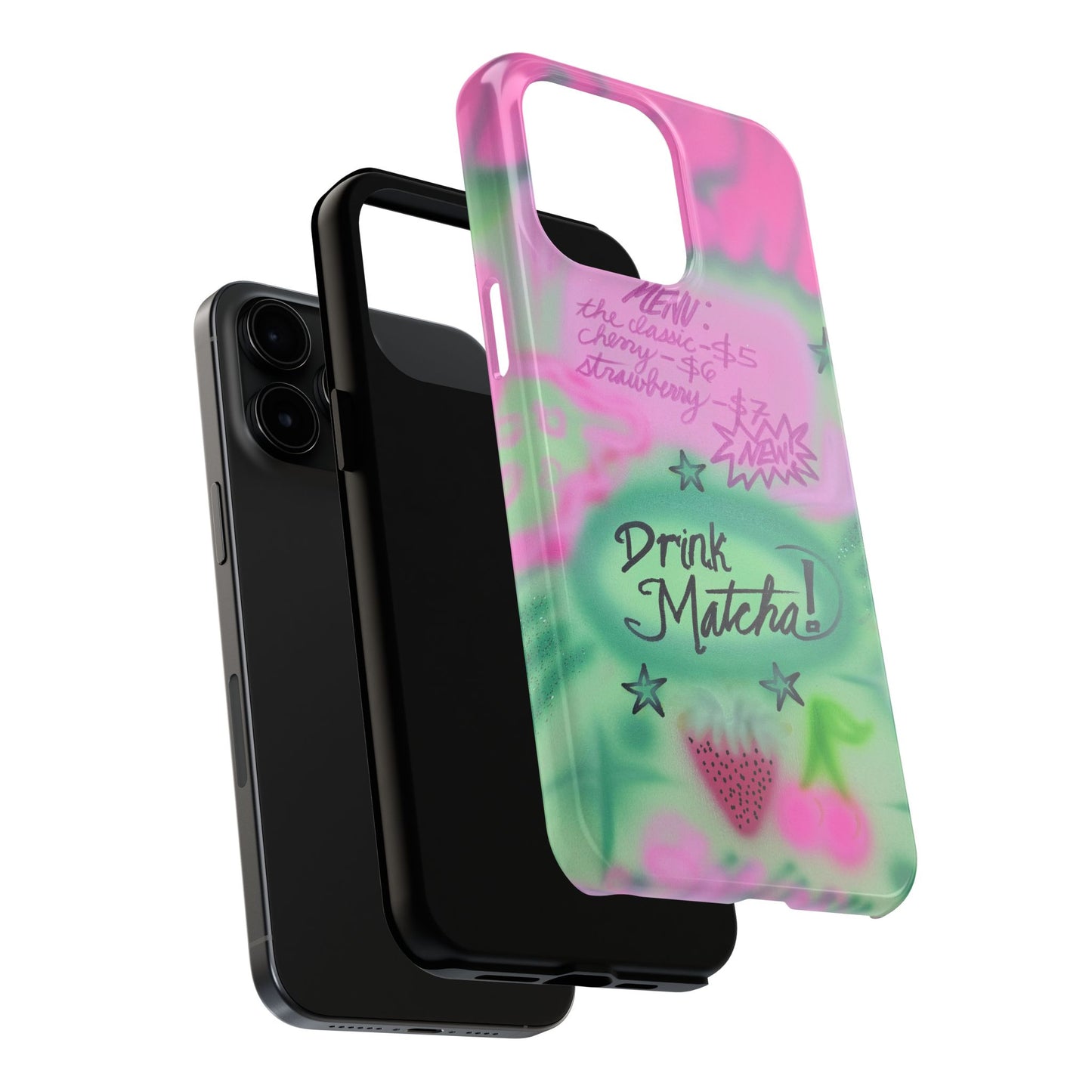 "matcha!" airbrush iPhone case