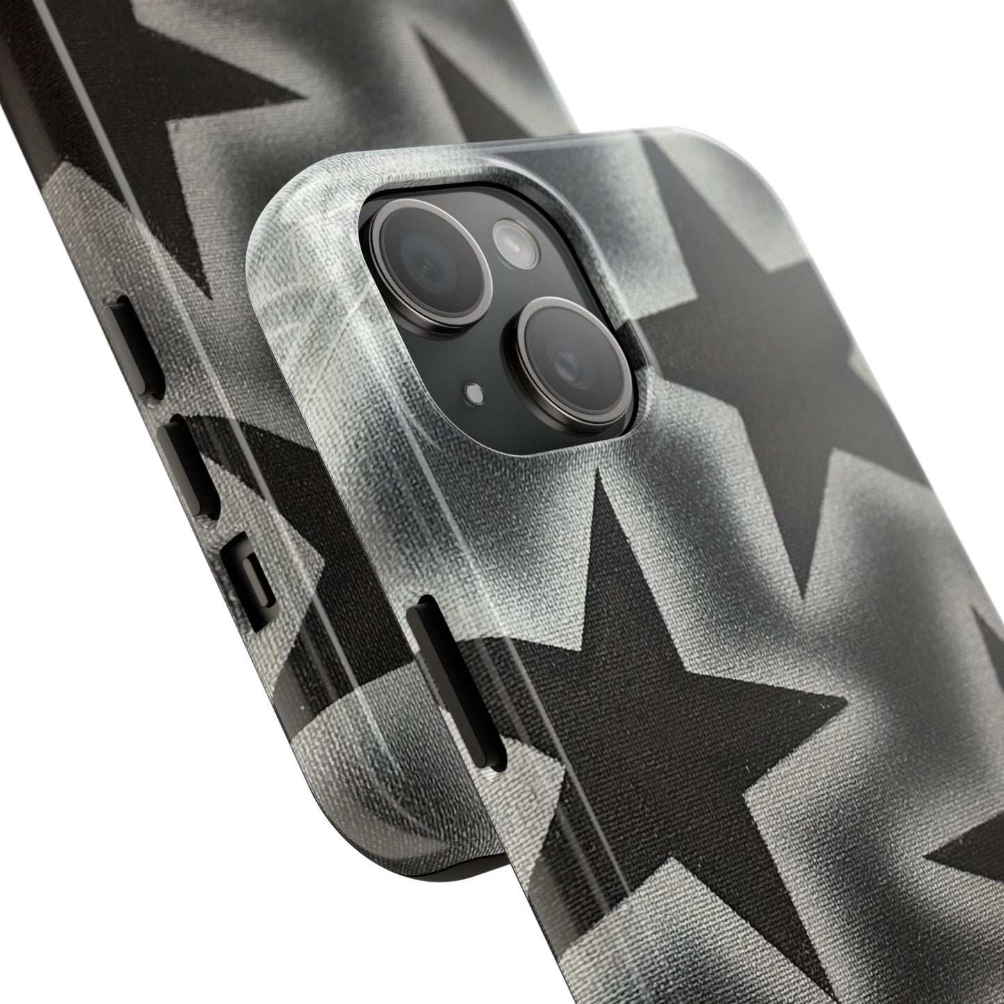 "chrome stars" airbrush iPhone case
