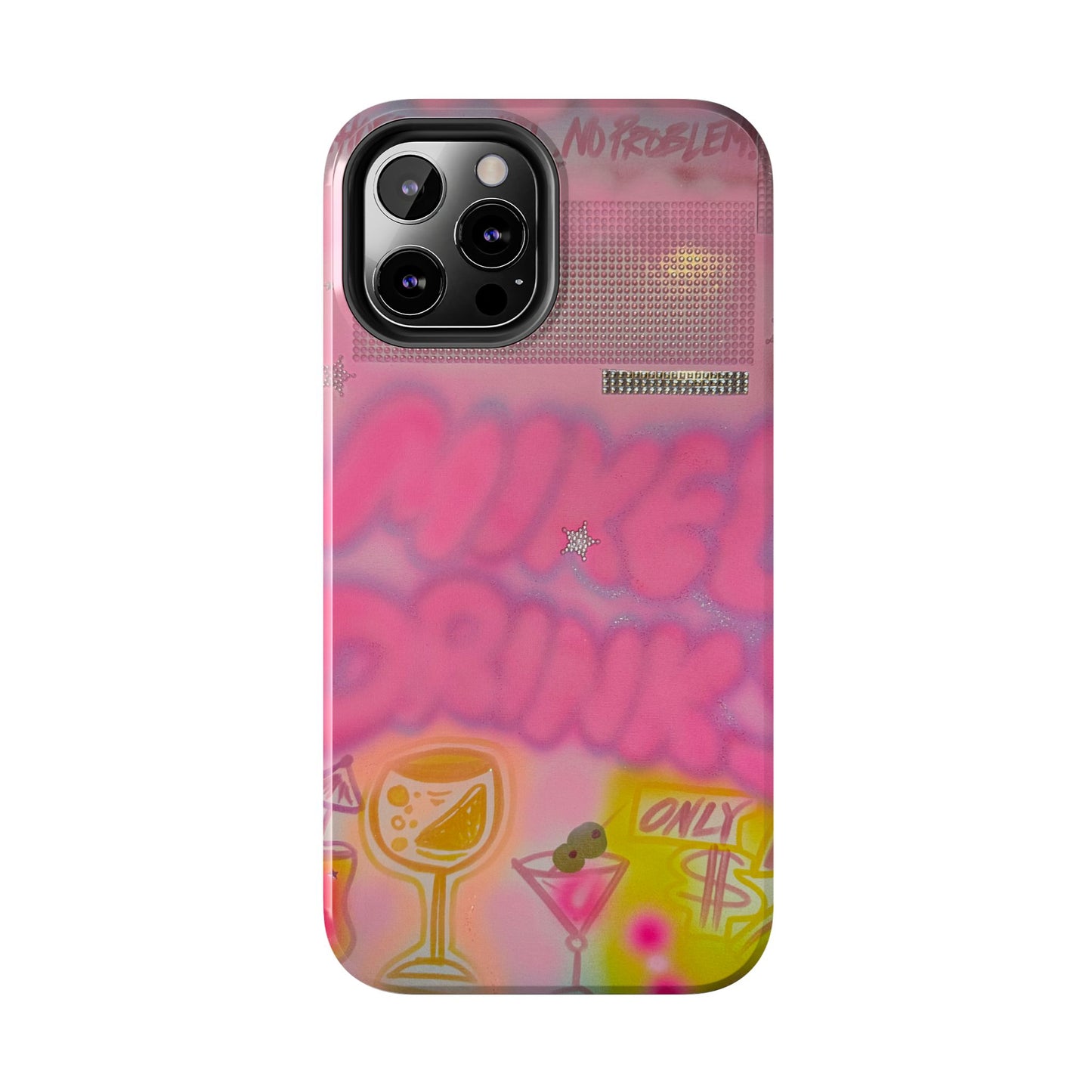 "mixed drinks" airbrush iPhone case