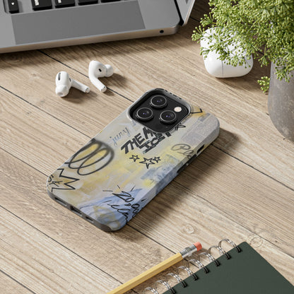 "golden glacier" airbrush iPhone case