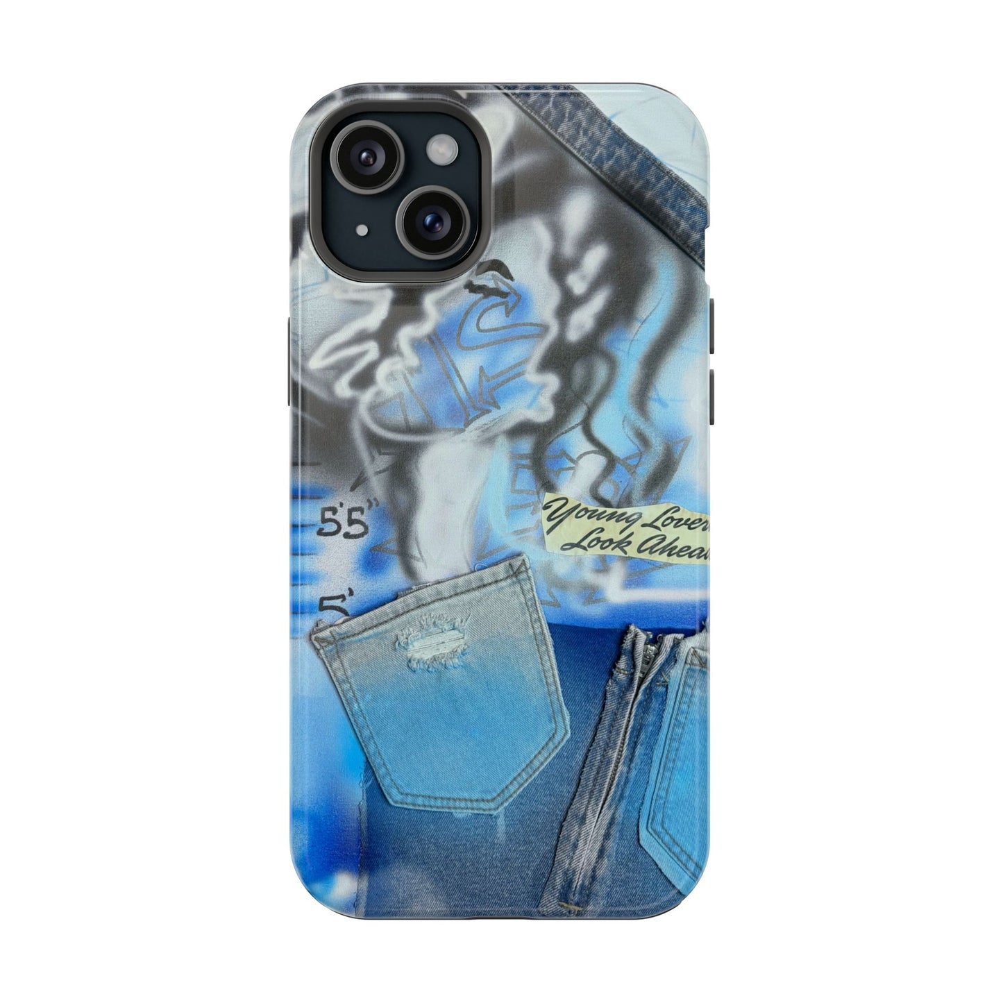 MagSafe "young lovers" airbrush iPhone case