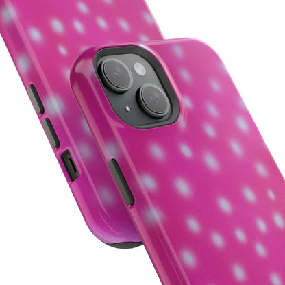 MagSafe "bubblegum polka dot" airbrush iPhone case