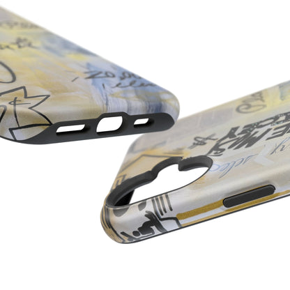 MagSafe "golden glacier" airbrush iPhone case