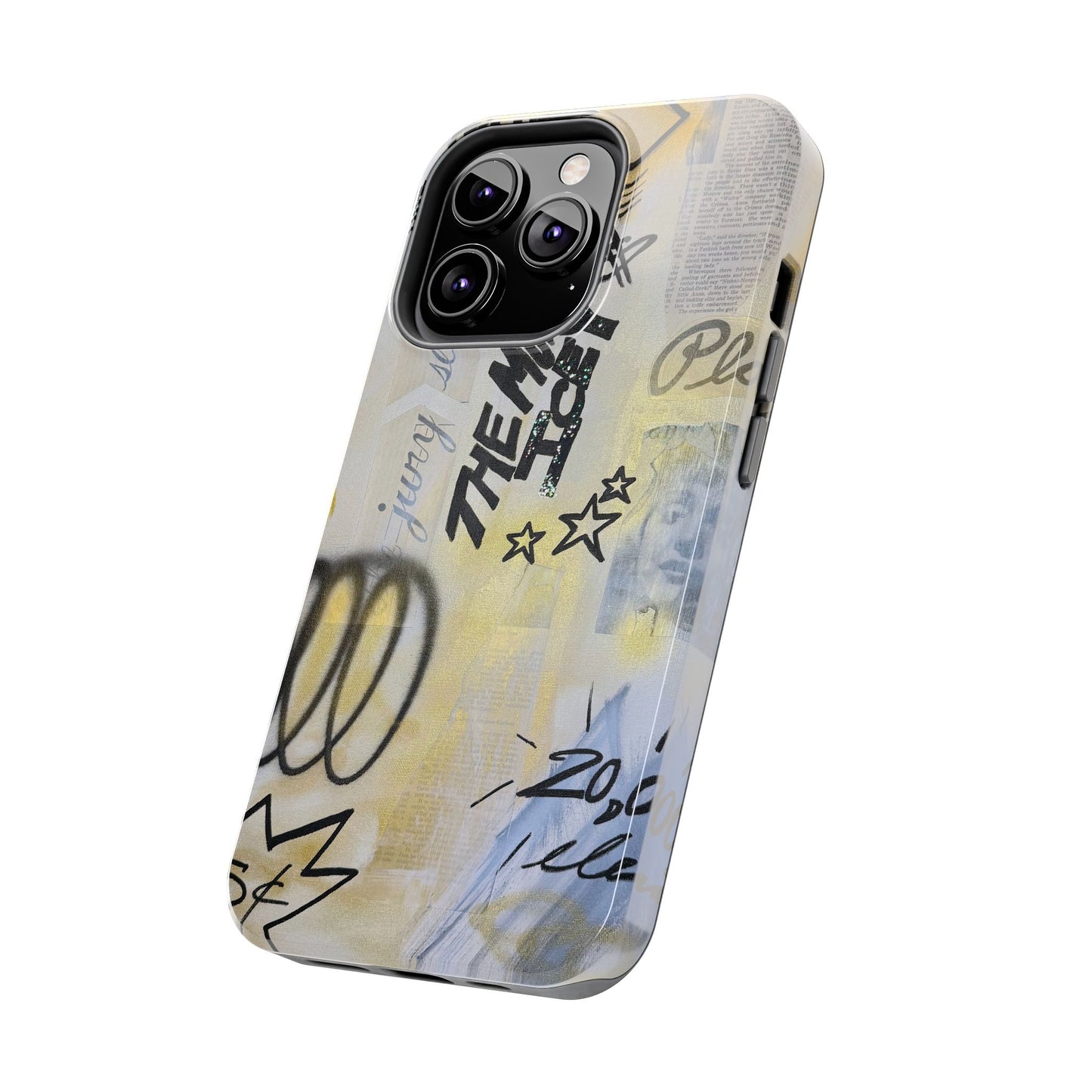 "golden glacier" airbrush iPhone case