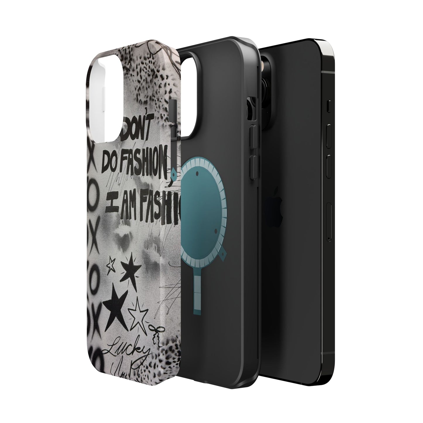 MagSafe "i am fashion" airbrush iPhone case