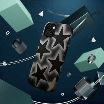 MagSafe "chrome stars" airbrush iPhone case