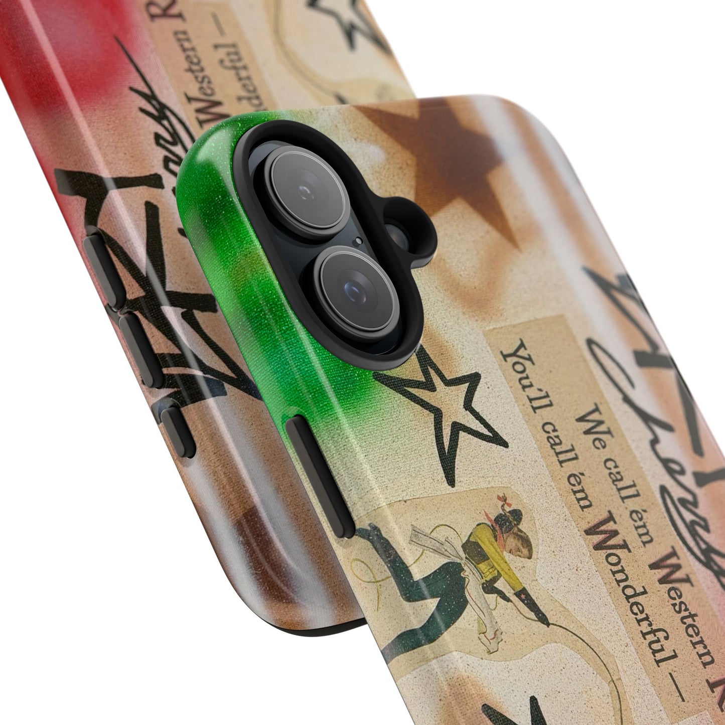 "very cherry" airbrush iPhone case