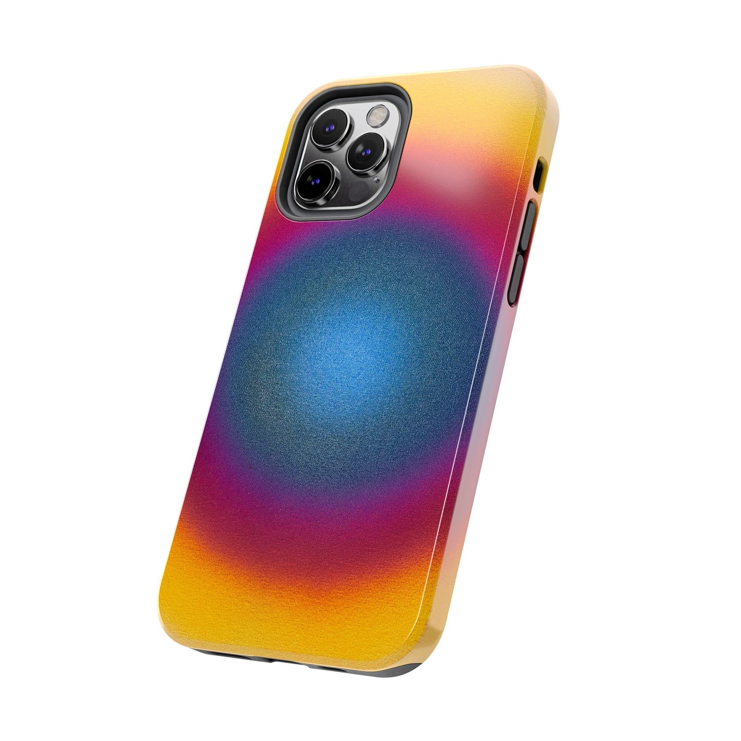 "blue raspberry aura" airbrush iPhone case