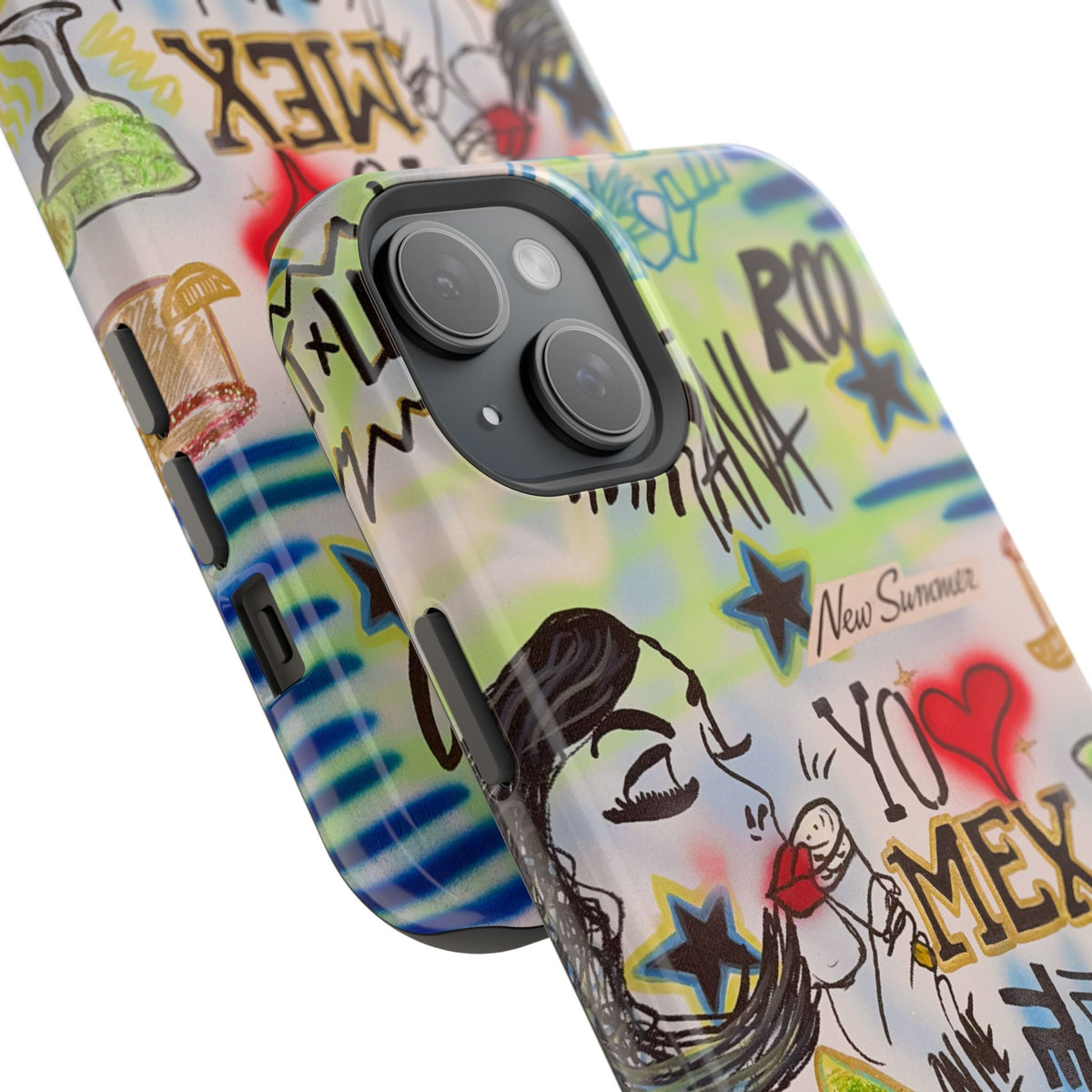 MagSafe "salted lime" airbrush iPhone case